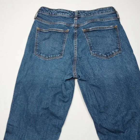 Universal Thread Womens Jeans 6/28R High Rise Slim Straight Distressed Denim - Picture 16 of 16